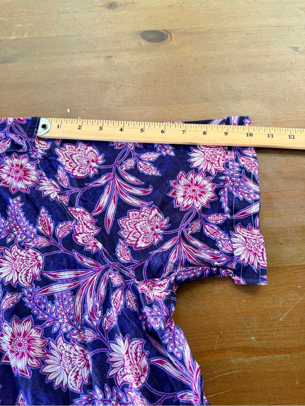 Seaplane Men's Large Seedy Purple Vibrant Floral Button-Up Shirt Palm Springs - Picture 8 of 15